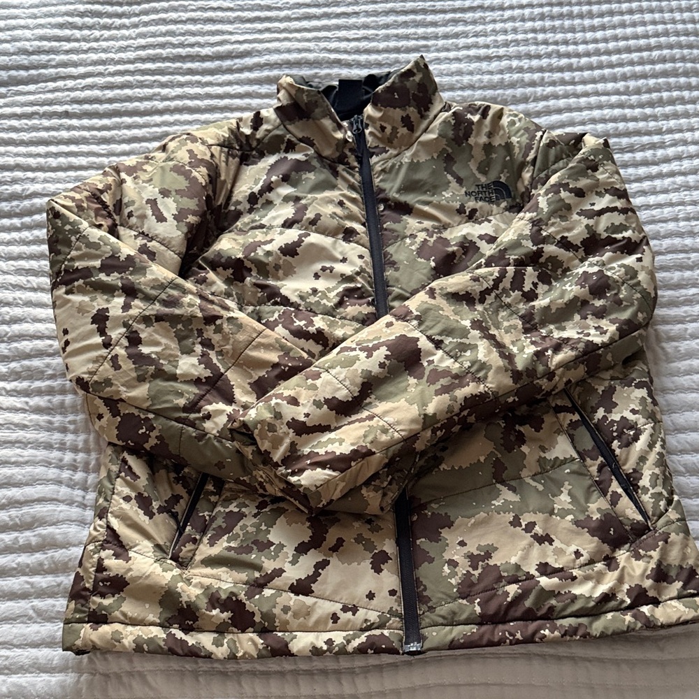 North Face Camo Coat